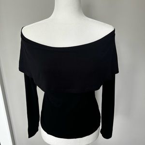 NWOT L’AGENCE off the shoulder ruffle top